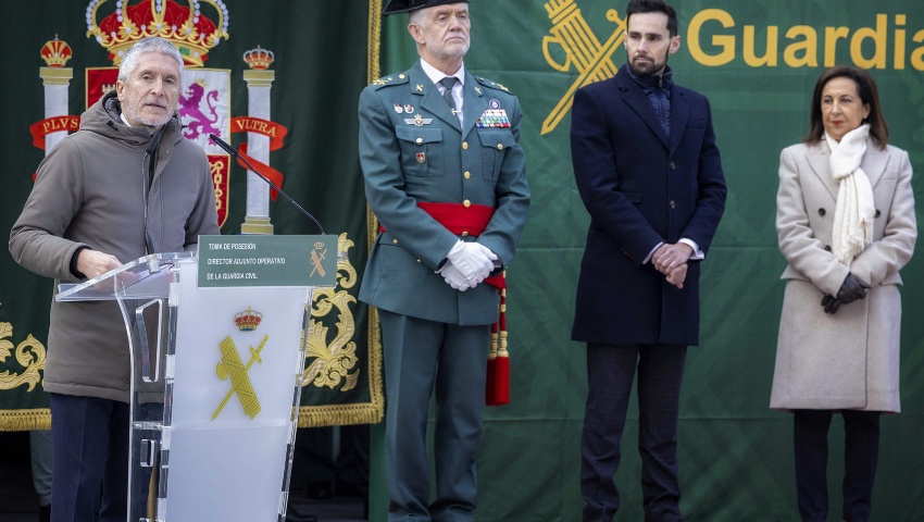 Grande-Marlaska y Robles presiden la toma de posesión del nuevo director adjunto operativo de la Guardia Civil