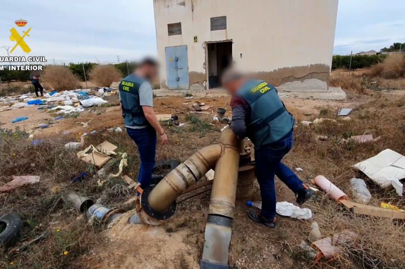 La Guardia Civil investiga 106 delitos relacionados con la extracción ilegal de agua