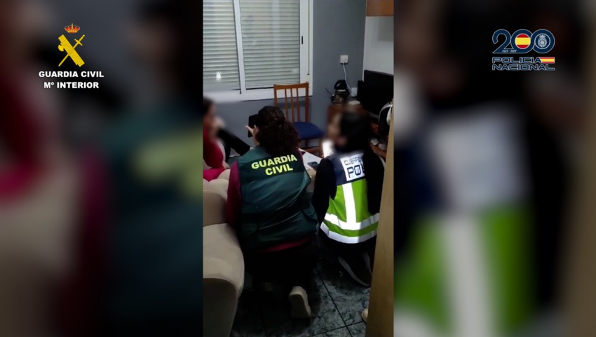 Liberadas seis víctimas de trata de seres humanos con fines de explotación sexual