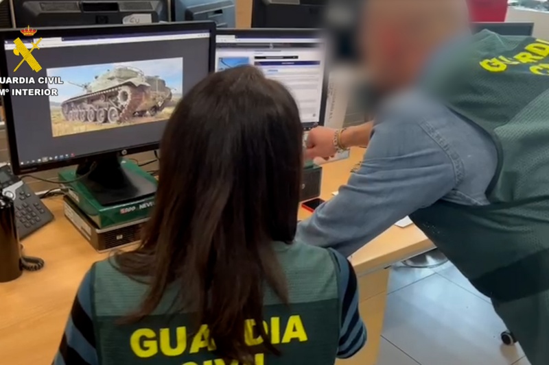 Desarticulada una trama de contrabando de material de Defensa con destino a Arabia Saudí