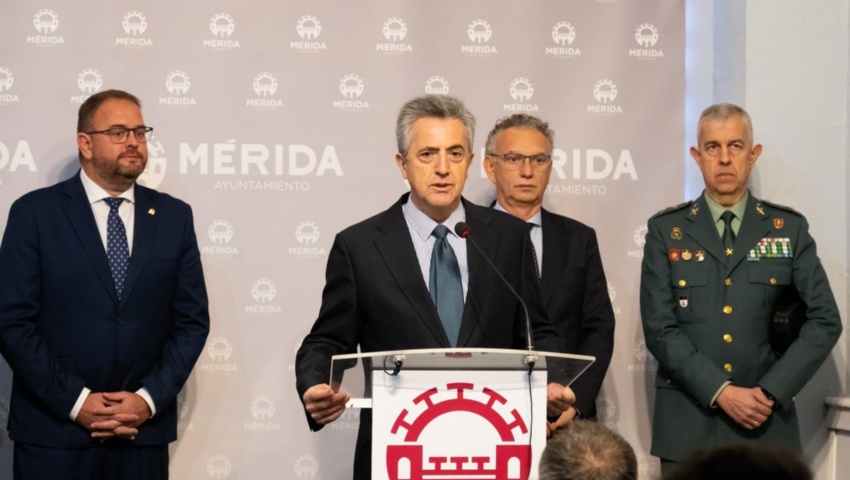 Leonardo Marcos anuncia la celebración de los actos centrales de la Patrona de la Guardia Civil en Mérida
