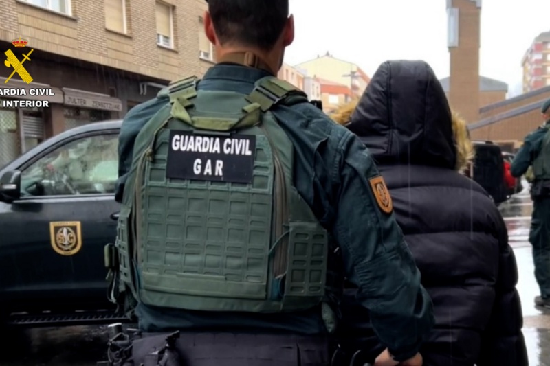 La Guardia Civil detiene en País Vasco a ocho miembros de los Trinitarios
