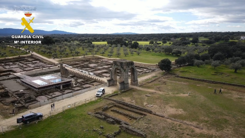 Recuperadas 2.500 piezas arqueológicas del siglo I a.C. de un grupo criminal que expoliaba yacimientos en la provincia de Cáceres