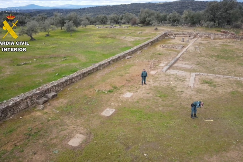 Recuperadas 2.500 piezas arqueológicas del siglo I a.C. de un grupo criminal que expoliaba yacimientos en la provincia de Cáceres