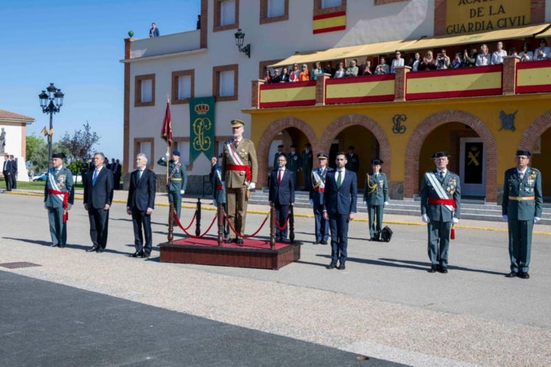 S.M. el Rey preside la jura de bandera en la Academia de la Guardia Civil de Baeza (Jaén)