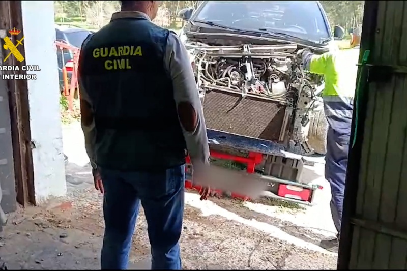 Detenidas seis personas que sustraía vehículos para su despiece y venta de las partes y piezas en el mercado de segunda mano