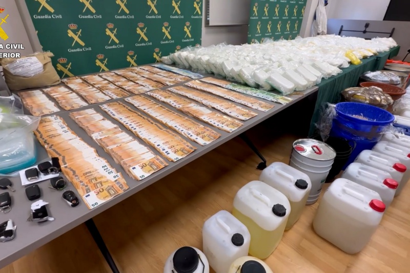 Desarticulado un laboratorio con más de 600 kilos de speed en San Sebastián