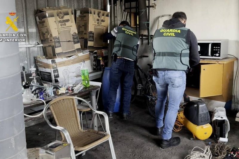 Desmantelado un grupo criminal dedicado al tráfico de cocaína en la Cañada Real