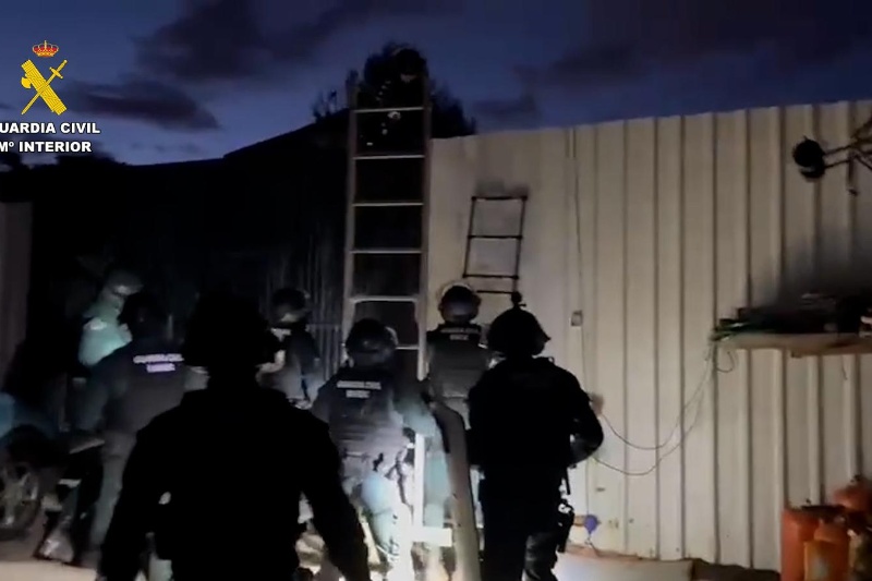 Desmantelado un grupo criminal dedicado al tráfico de cocaína en la Cañada Real