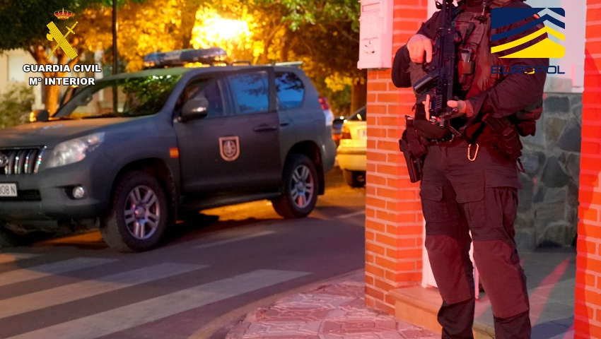 La Guardia Civil desmantela una organización criminal de origen turco especializada en el tráfico de heroína y marihuana