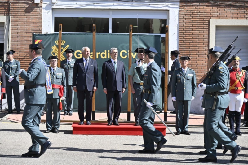El director general preside la toma de posesión del nuevo jefe de la Guardia Civil en Castilla y León