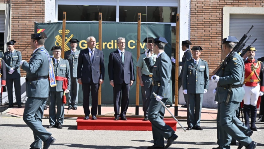 El director general preside la toma de posesión del nuevo jefe de la Guardia Civil en Castilla y León