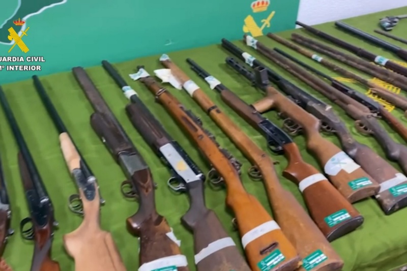 Desarticulado en el garaje de una vivienda el mayor taller ilegal de manipulación de armas de fuego en Las Palmas