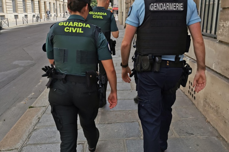 Desplegados en Francia los agentes de la Guardia Civil que van a colaborar con las autoridades francesas en la seguridad de los Juegos Olímpicos