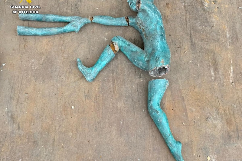 Detenidas tres personas por el hurto de tres estatuas valoradas en 300.000 euros