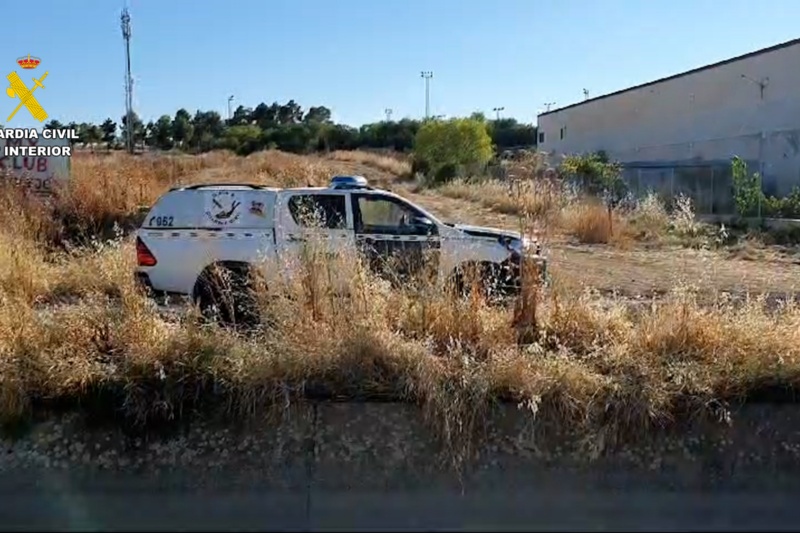 La Guardia Civil continúa el dispositivo para la búsqueda del arma homicida en Mocejón (Toledo)