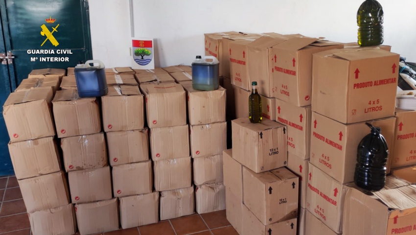 Intervenidos más de 2500 litros de aceite lampante que iban a ser comercializados como aceite de oliva virgen