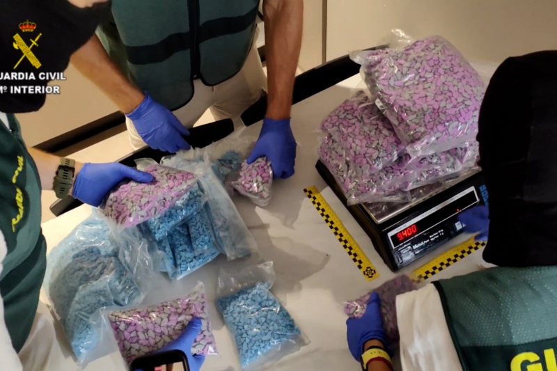 Intervenidas más de 1 millón de pastillas de éxtasis y otras drogas sintéticas