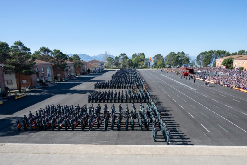 Más de 2.500 guardias civiles alumnos se incorporarán a sus unidades a partir de octubre