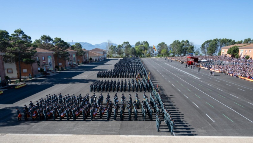 Más de 2.500 guardias civiles alumnos se incorporarán a sus unidades a partir de octubre