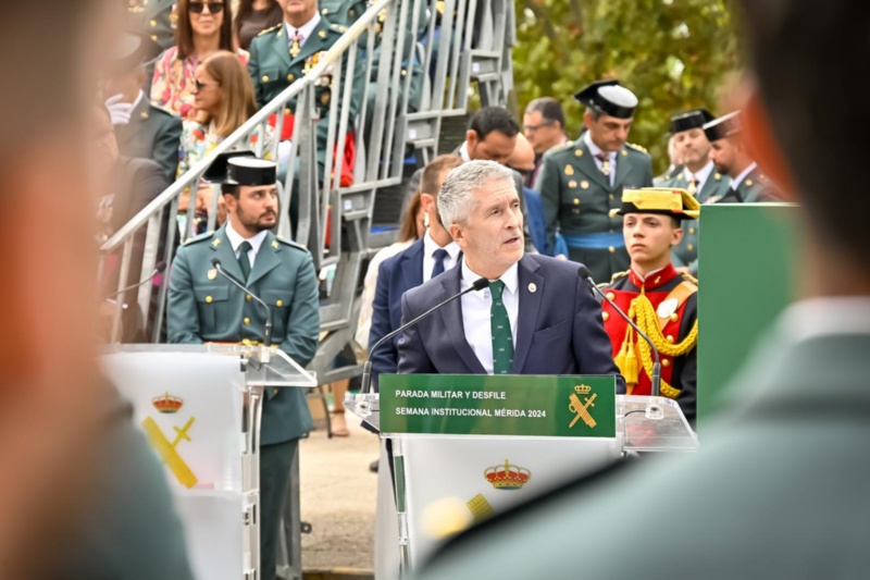 Grande-Marlaska: “La Guardia Civil da soporte y vertebra la presencia del Estado en las zonas menos pobladas de España”