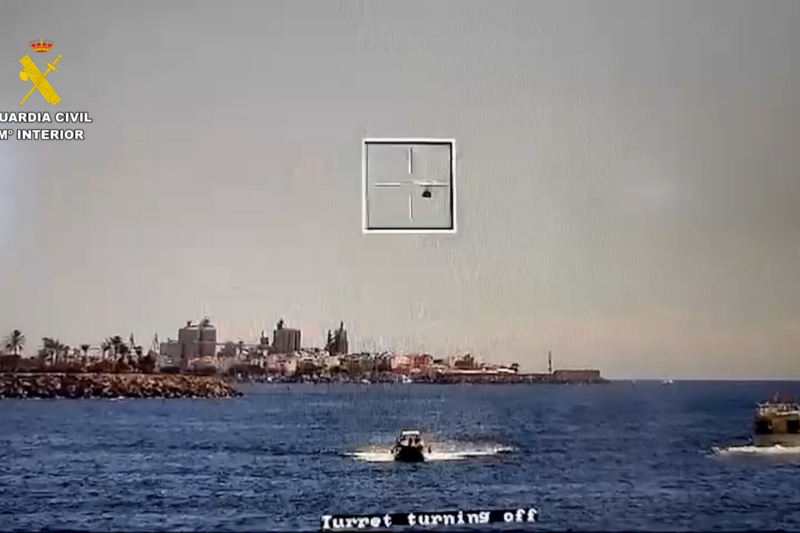 Interceptada una zodiac voladora en el sur de Gran Canaria