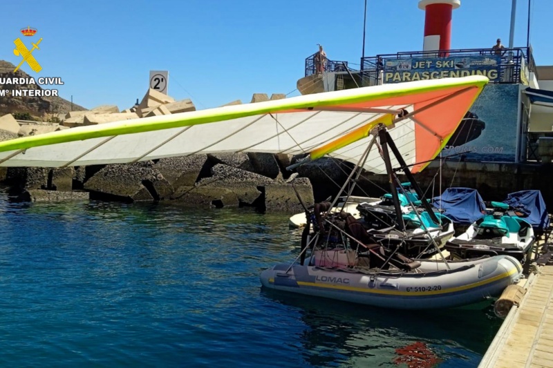 Interceptada una zodiac voladora en el sur de Gran Canaria
