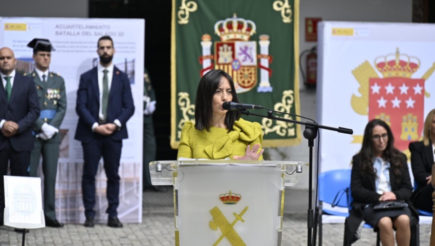 La directora general de la Guardia Civil, Mercedes González, preside los actos de celebración de la Patrona de la Guardia Civil en Madrid