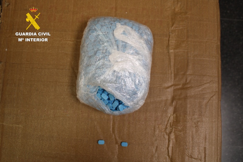 Dos detenidos en Mérida (Badajoz) por traficar con 100.000 pastillas de éxtasis