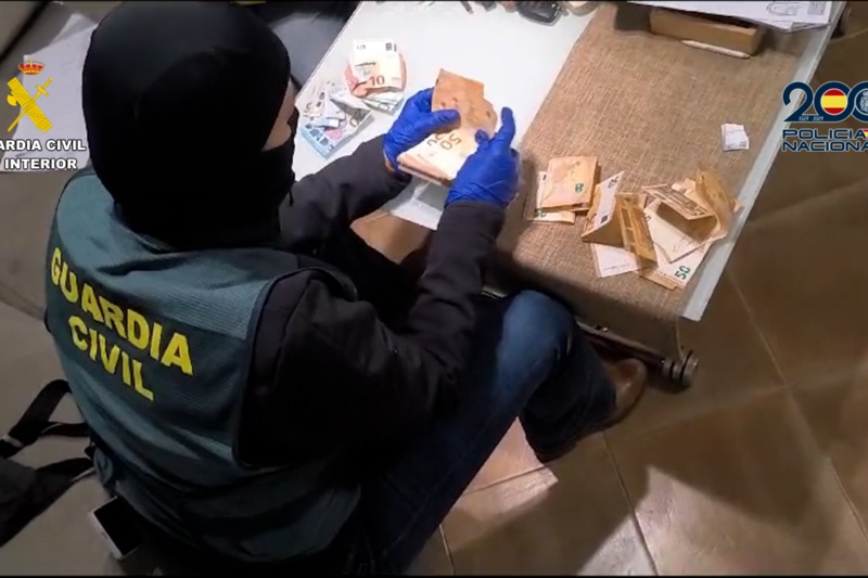 Desarticulada en Huelva una organización criminal de las más activas en el tráfico de drogas y blanqueo de capitales
