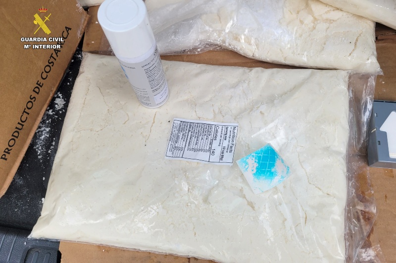 Desarticulada una organización criminal que importaba cocaína oculta en fruta, mediante contenedores con destino al puerto de Sevilla