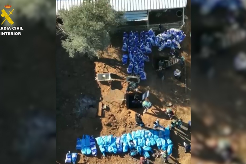 Incautado el mayor alijo de cocaína introducido mediante narcolanchas en el sur de España