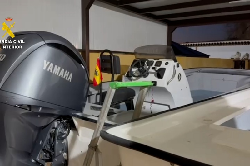 Desarticulada la organización criminal de narcotráfico conocida como El Tarta, una de las más activas en el río Guadalquivir