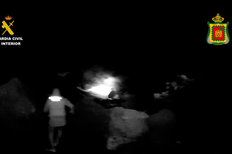 Interceptados más de 2.000 kilos de hachís en la costa norte de la isla de Tenerife