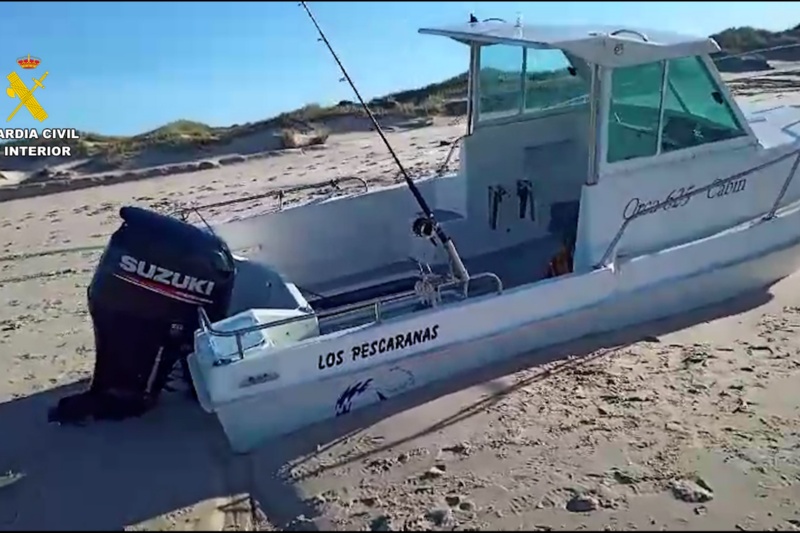 Intervenidas 5,7 toneladas de hachís en las costas de Huelva