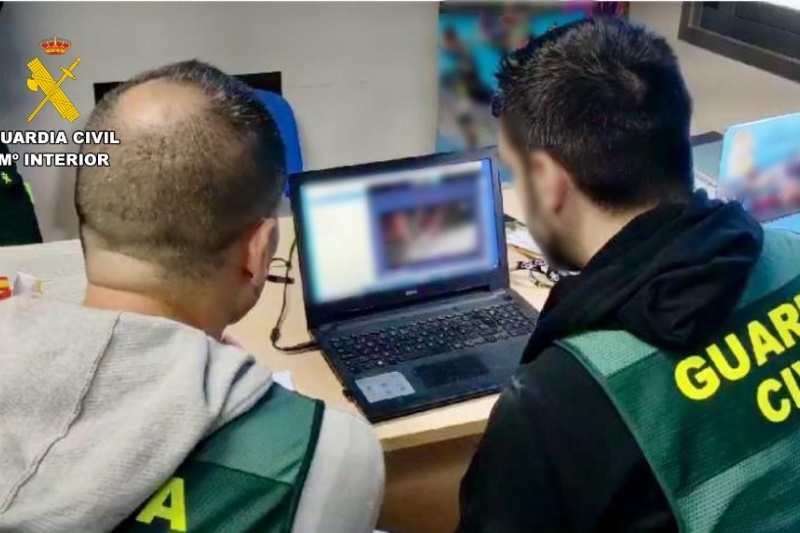 Detenido un pedófilo y ciber depredador sexual con más 2,5 terabytes de contenido sexual infantil en la provincia de Cáceres