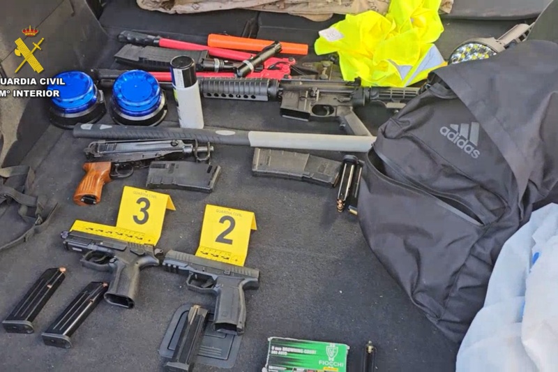Detenida una organización armada que se hacía pasar por policías para robar a narcotraficantes