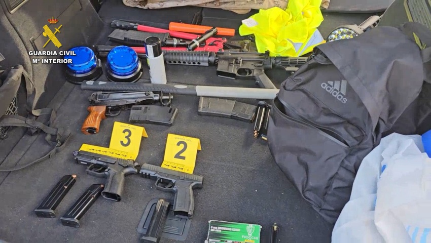 Detenida una organización armada que se hacía pasar por policías para robar a narcotraficantes