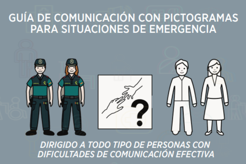 Portada de la Guía de Pictogramas de la Guardia Civil Portada de la Guía de Pictogramas de la Guardia Civil