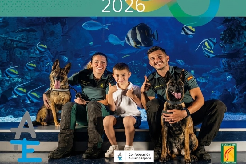 Portada del calendario solidario de la Guardia Civil 2026 Portada del calendario solidario de la Guardia Civil 2026