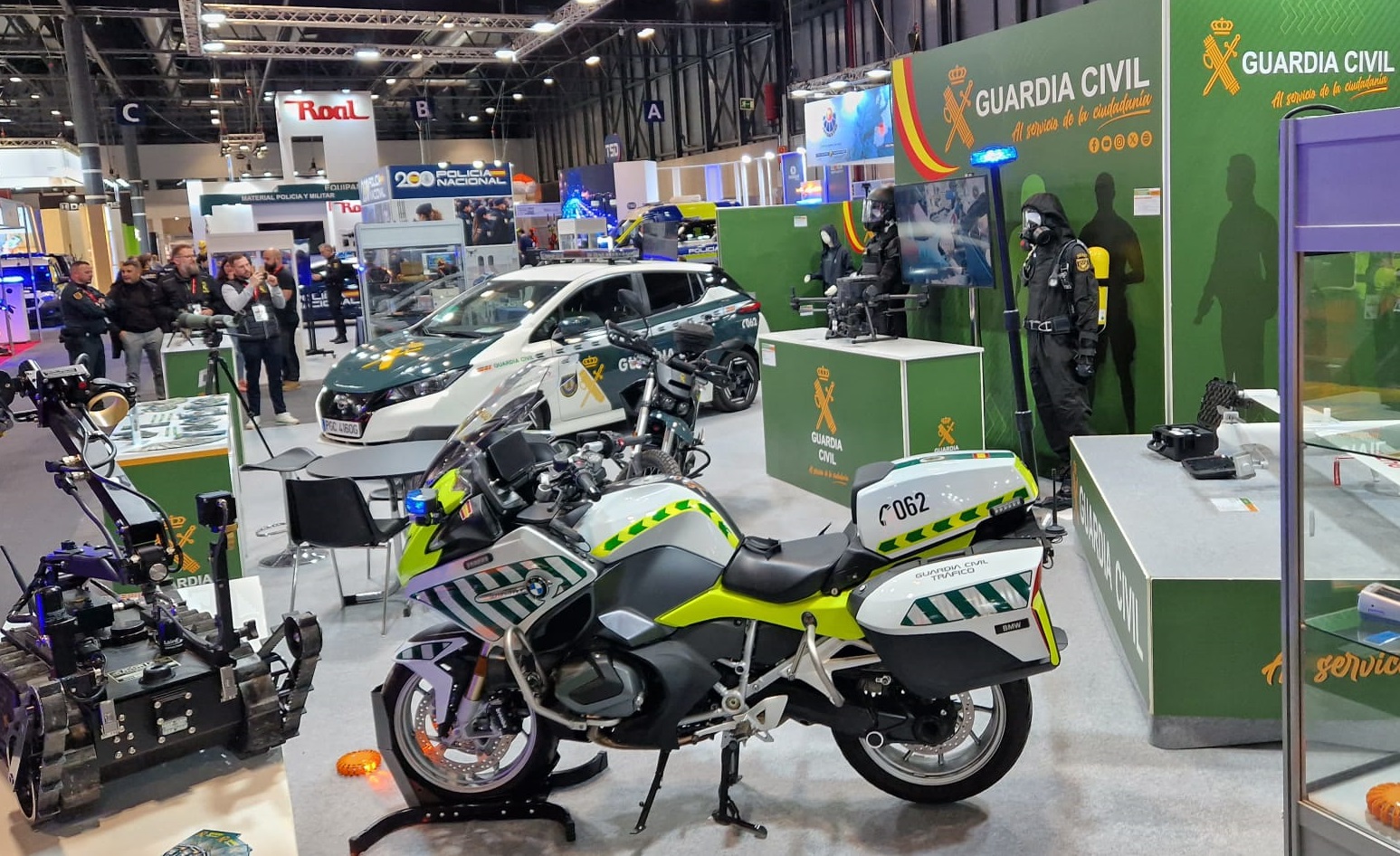 Exposición de medios de la Guardia Civil
