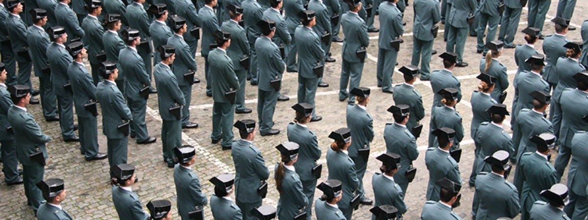 Formación de guardias civiles