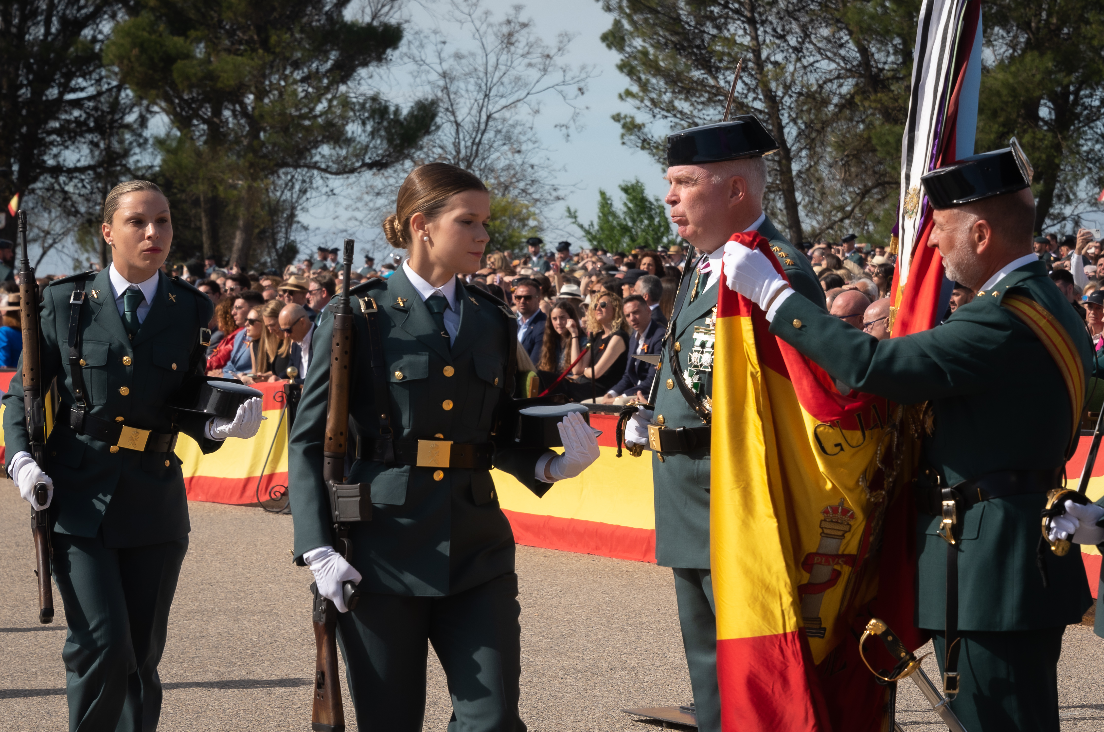 Ingreso en la Guardia Civil, jura de bandera Ingreso en la Guardia Civil, jura de bandera