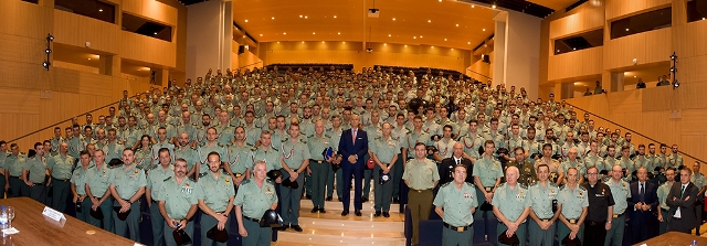 El Director General de la Guardia Civil inaugura el curso 2016-17 en la Academia de Oficiales de Aranjuez