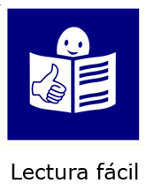 Información en lectura fácil para poner una denuncia Logo de contenido en lectura fácil