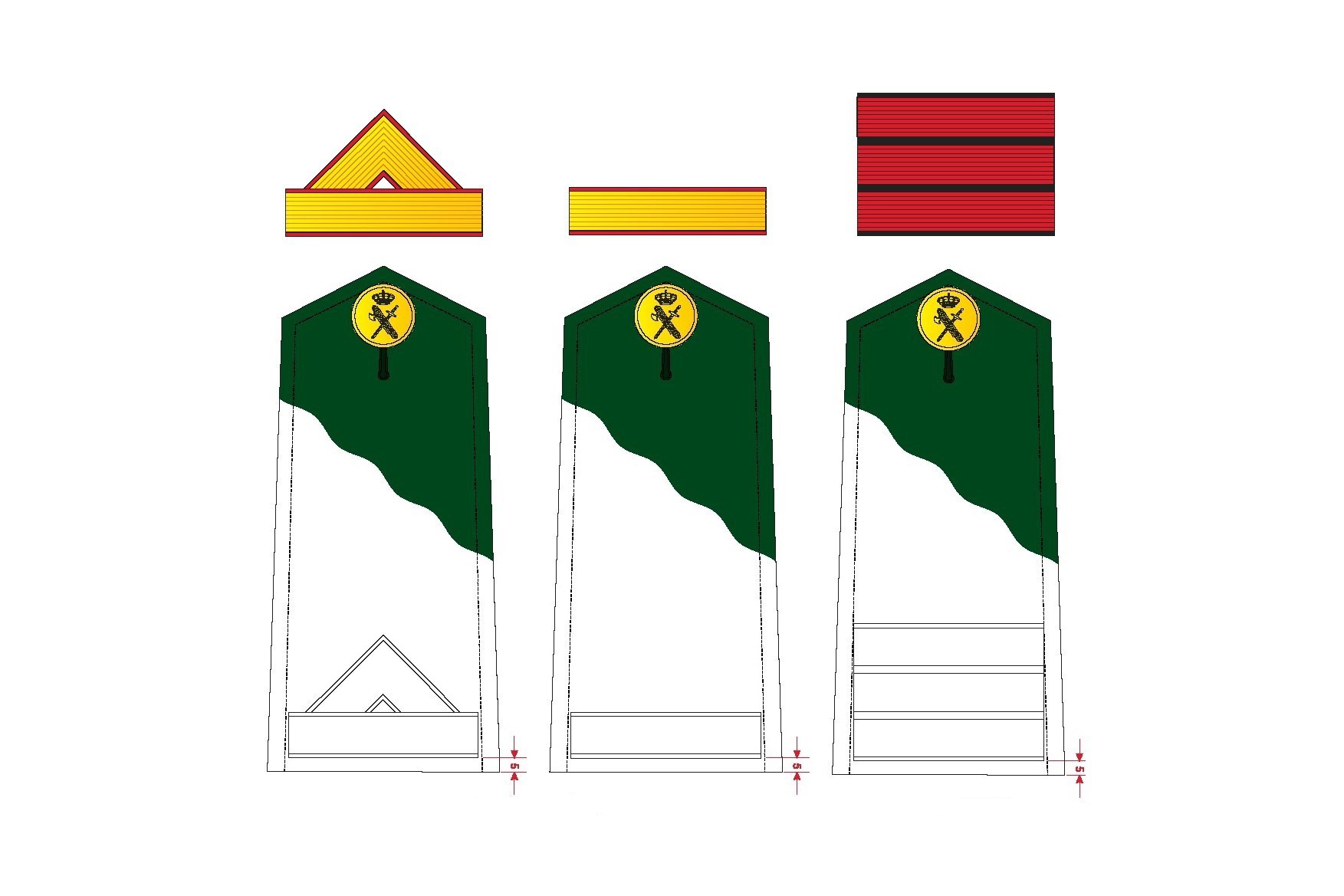 21 de abril de 1845. El Duque de Ahumada regula los galones distintivos de los cabos 21 de abril de 1845. El Duque de Ahumada regula los galones distintivos de los cabos