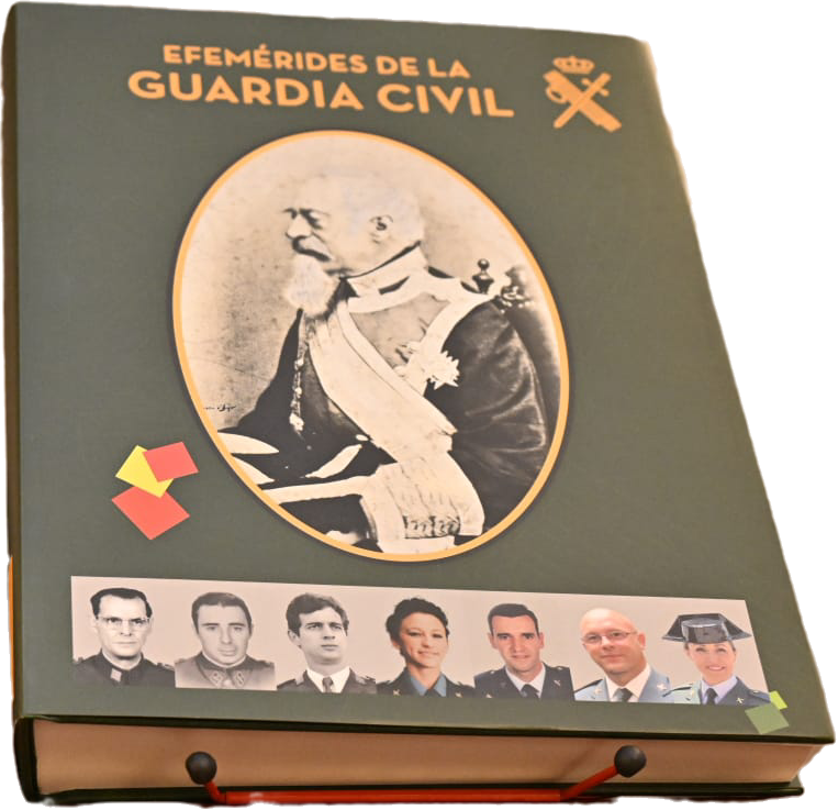 Portada del Libro de Efemérides de la Guardia Civil