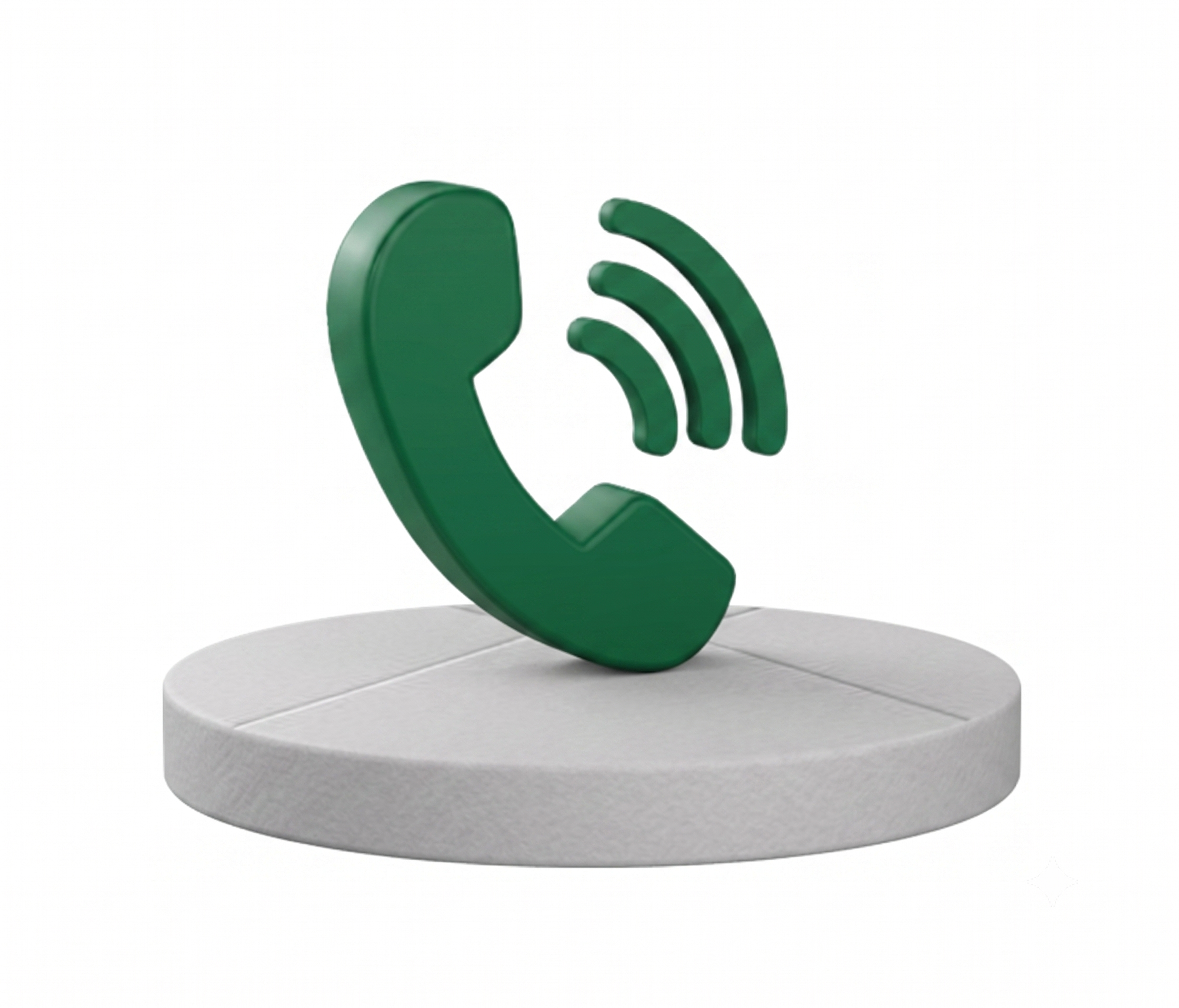 Icono de un auricular de un teléfono